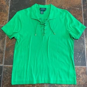 Lauren Ralph Lauren Polo Shirt Womans Large